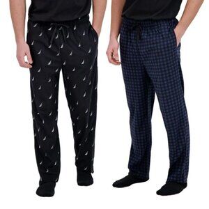 Nautica Men’s Soft Fleece Classic Fit Pajama Lounge Pants 2 pack Size 2XL